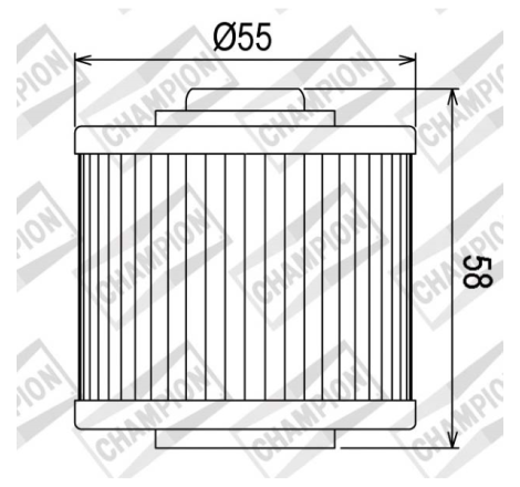 FILTRO OLIO CHAMPION COF045...