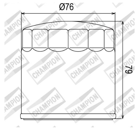 FILTRO OLIO CHAMPION COF063...