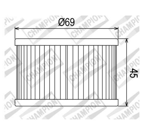 FILTRO OLIO CHAMPION COF011...