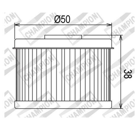 FILTRO OLIO CHAMPION COF013...
