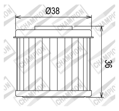 FILTRO OLIO CHAMPION COF016...