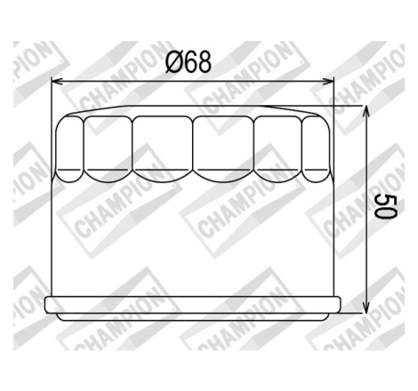 FILTRO OLIO CHAMPION COF047...