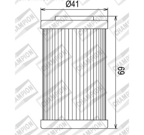 FILTRO OLIO CHAMPION COF055...