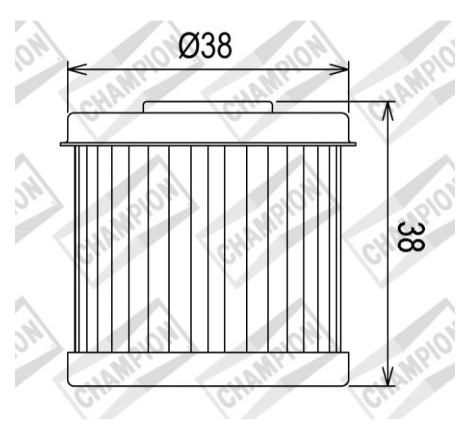 FILTRO OLIO CHAMPION COF067...