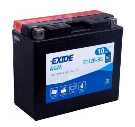 BATTERIA EXIDE YT12B-BS...