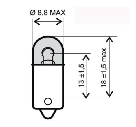 LAMPADA RMS 6V/4W A PALLA...