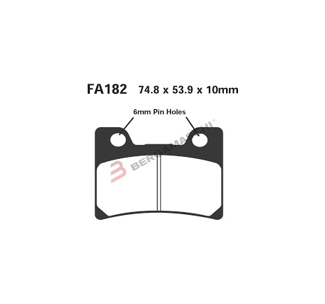 PASTIGLIE EBC FA182 (66650)