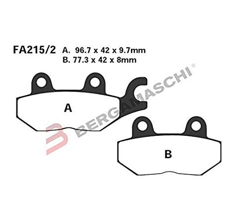 PASTIGLIE EBC FA215/2 (68611)