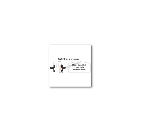 PASTIGLIE EBC FA22 (65200)