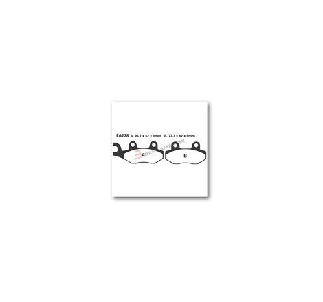 PASTIGLIE EBC FA228 (67130)