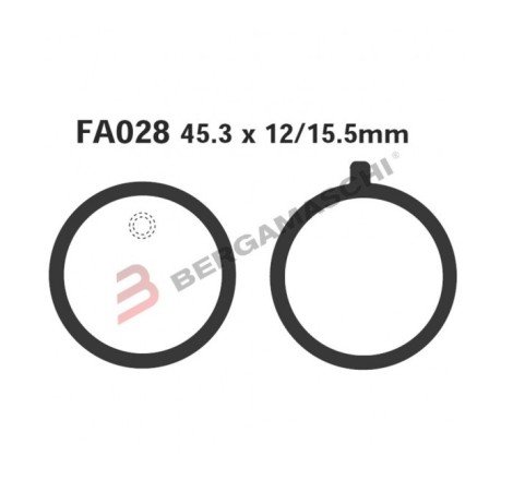 PASTIGLIE EBC FA28 (650057)