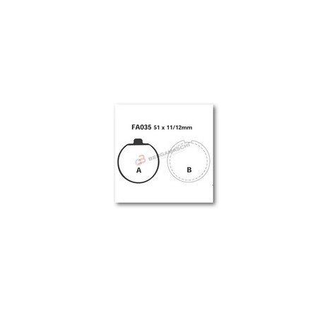 PASTIGLIE EBC FA35 (650034)