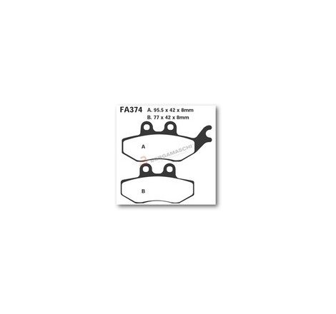 PASTIGLIE EBC FA374 (61730)