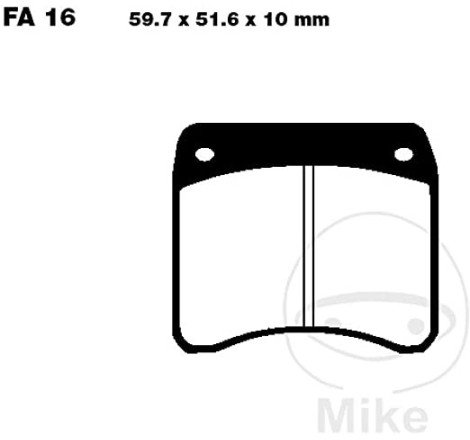 PASTIGLIE EBC FA396 (68396)