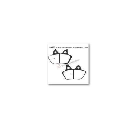 PASTIGLIE EBC FA400 (67505)