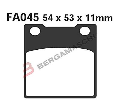 PASTIGLIE EBC FA45 (65260)