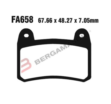 PASTIGLIE EBC FA658 (68658)