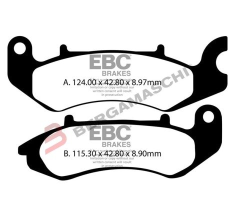 PASTIGLIE EBC FA711 (68711)