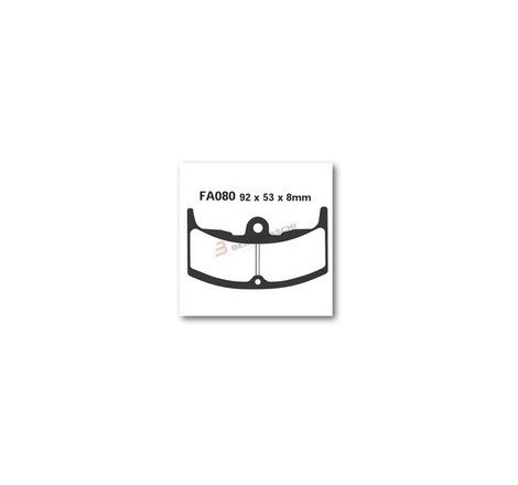 PASTIGLIE EBC FA80 (65520)