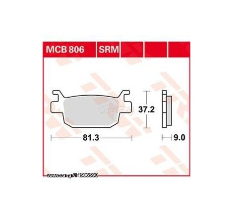 PASTIGLIE TRW FA415 (68321)