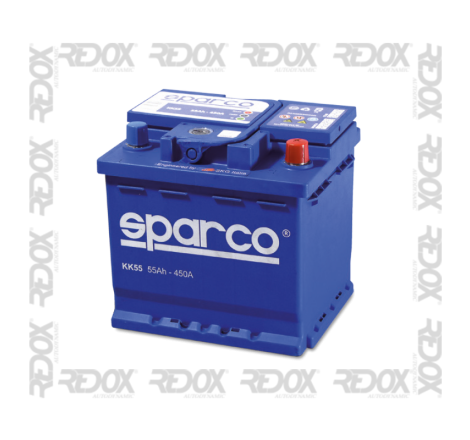 BATTERIA AUTO SPARCO 55 AH...