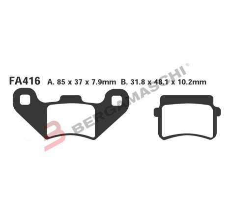 PASTIGLIE EBC FA416 (68416)