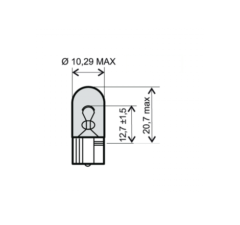 LAMPADA RMS 12V/5W T10...