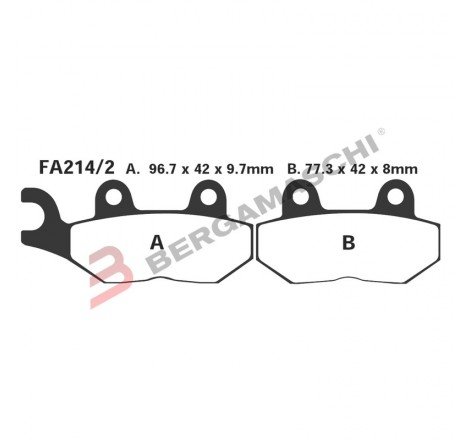 PASTIGLIE EBC FA214/2 (68214)