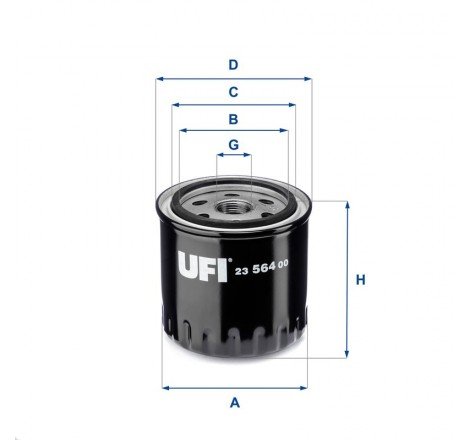 FILTRO OLIO UFI
