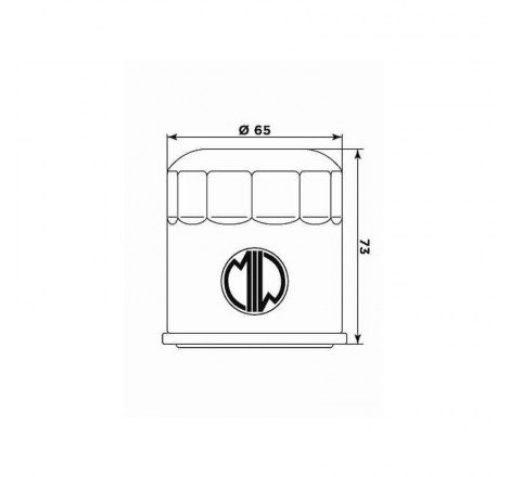FILTRO OLIO MEIWA H1013...